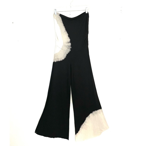 Y2K SPY-C Spicy Tie Dye Strapless Wide Leg Jersey Jumpsuit Size Small Fits S/M - Picture 1 of 10